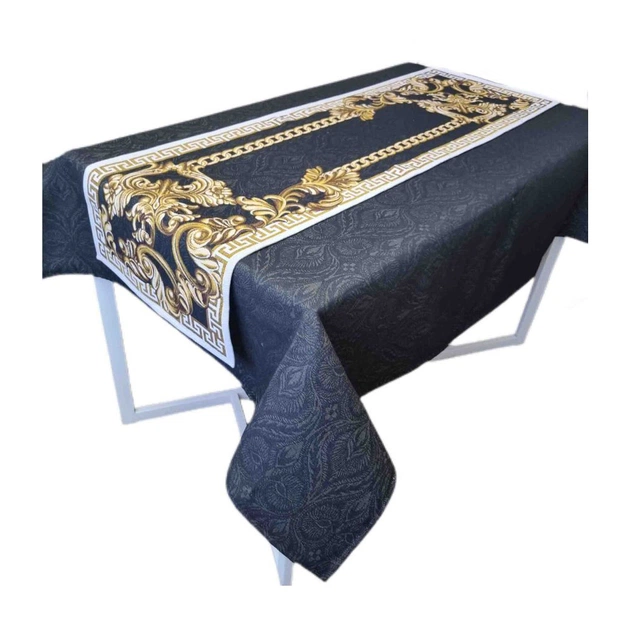Скатертина Прованс Baroque Black 136х180 см (4823093437784) - зображення 1