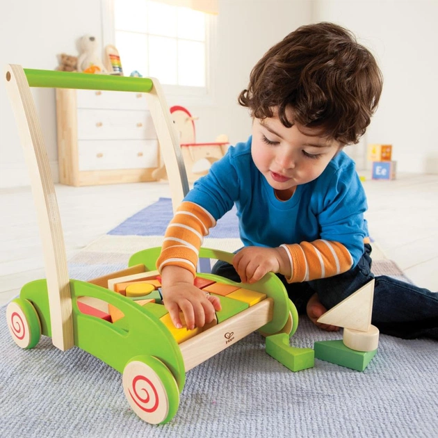 Ходунки Hape Каталка-ходунки з кубиками (E0371) - picture 6