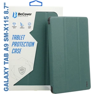 Чохол до планшета BeCover Soft Edge stylus holder Samsung Tab A9 SM-X115 8.7" Dark Green (710357) зображення 1