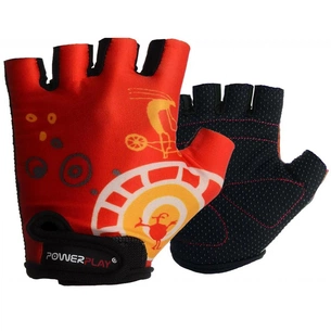 Велорукавиці PowerPlay Children 001 Red 2XS (001B_Red_2XS) зображення 1