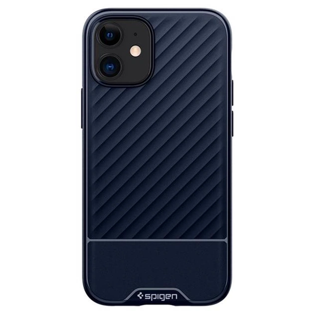 Чохол-накладка Spigen Core Armor для Apple iPhone 12 Mini Navy Blue (ACS01538) - зображення 1