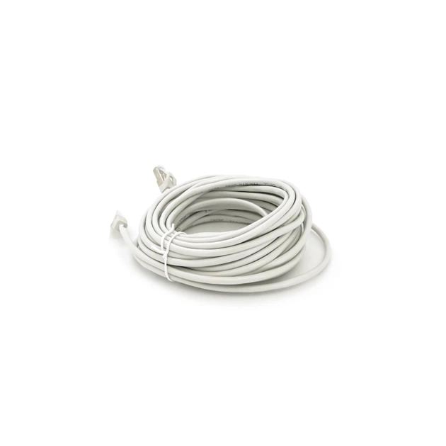 Патч-корд 10м FTP cat.5e, CU, RJ45, grey Merlion (PCM-CU-5E/10G) - изображение 1