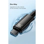 Дата кабель USB-C to USB-C 3.0m 240W black Baseus (CAWJ040201) - зменшене зображення 11