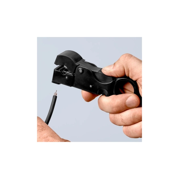 Знімач ізоляції KNIPEX для коаксіальних кабелів (16 60 05 SB) - picture 3