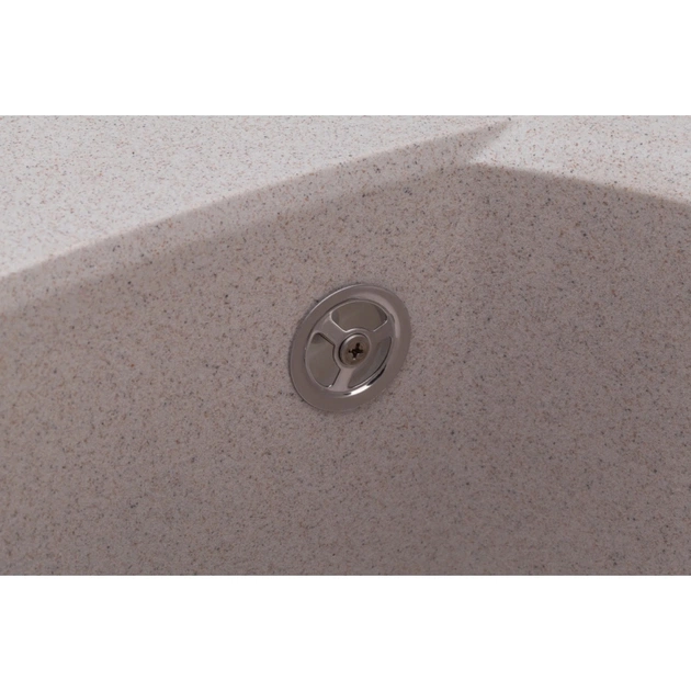 Мойка кухонная GRANADO RONDA terra з сифоном (470*490mm.) (gr2203) - изображение 7