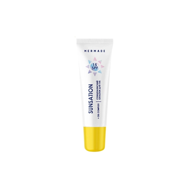 Бальзам для губ Mermade Sunsation SPF 15 Солнцезащитный 10 г (4823122900951) - изображение 1