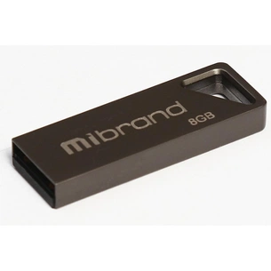 USB флеш накопичувач Mibrand 8GB Stingray Grey USB 2.0 (MI2.0/ST8U5G) зображення 1