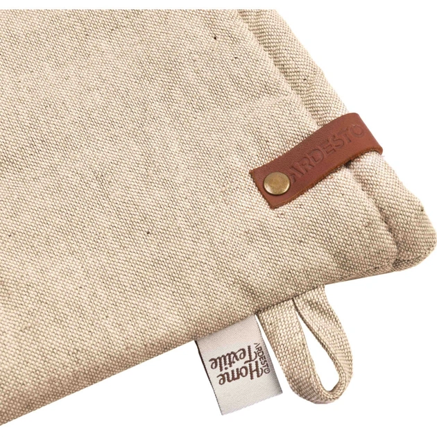 Кухонна прихватка Ardesto Рукавичка Oliver, 18х30 см, 100% бавовна, нап-ч: ватин, шоколад (ART05OR) - зображення 5