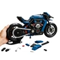 Конструктор мотоцикл Track Dominator Retro Blue 1:8 - уменьшенное изображение 1