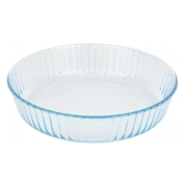 Форма для випікання Pyrex BakeEnjoy кругла 26 см 2,1л хвилястий край стікер (818BN00/B046) - зображення 1