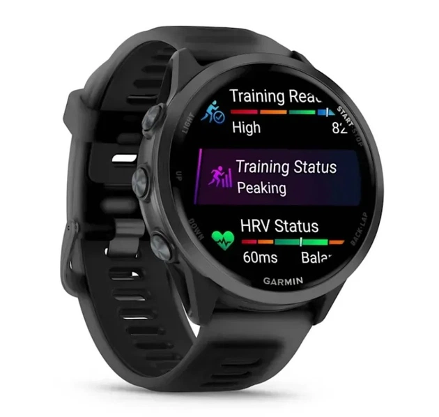 Смарт-годинник Garmin Forerunner 570 47mm Slate Gray with Black/Translucent Black Silicone with Slate Buckle (010-02971-40) - зображення 1