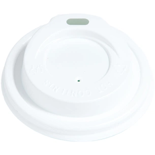 Кришки для одноразових стаканів PRO service для паперових стаканів 250 мл Білі 50 шт. (4823071630107) зображення 1