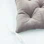 Подушка на стілець MirSon 28-0005 Ashen Velvet 40х40 см (2200006185895) - зменшене зображення 3