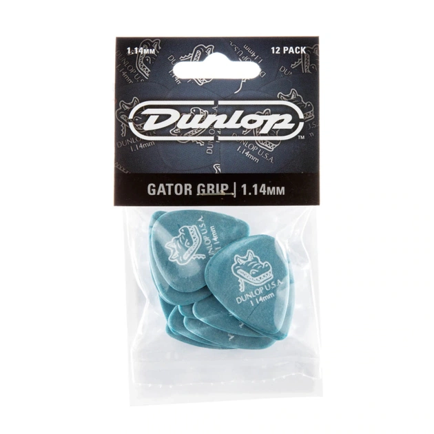Медіатор Jim Dunlop Gator Grip Pick 1.14mm 12 шт. (417P1.14) - picture 3