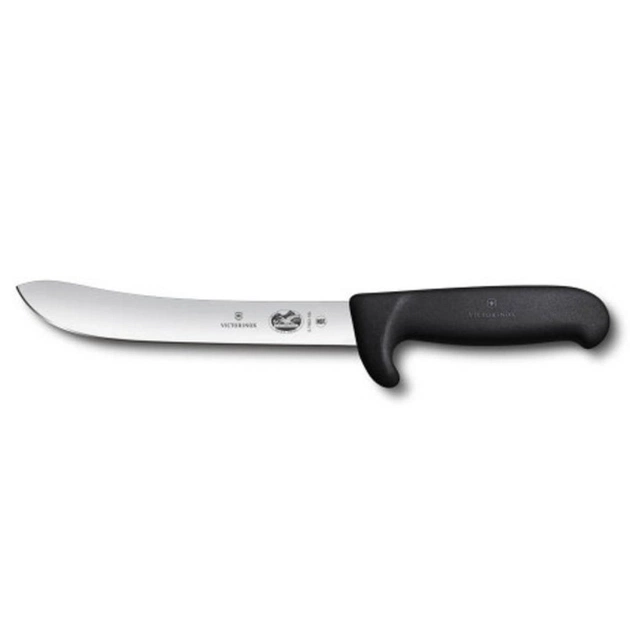 Кухонний ніж Victorinox Fibrox разделочный 18 см, черный (5.7603.18L) - зображення 1
