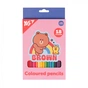 Олівці кольорові Yes 18 кольорів Line Friends Choco and Sally (290734) - зменшене зображення 1