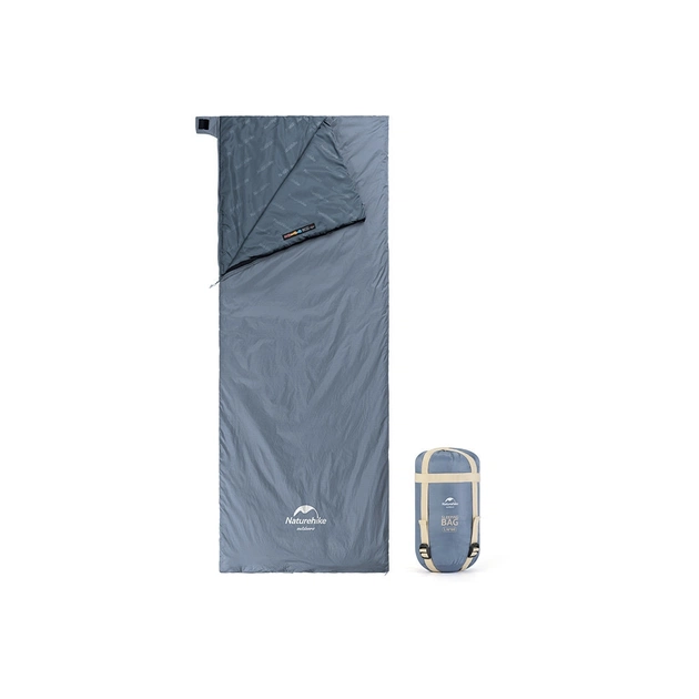 Спальний мішок Naturehike надлегкий Ultralight LW180 NH21MSD09 правий (15°C) p-p XL сіро-синій (6927595777978-R) - зображення 1