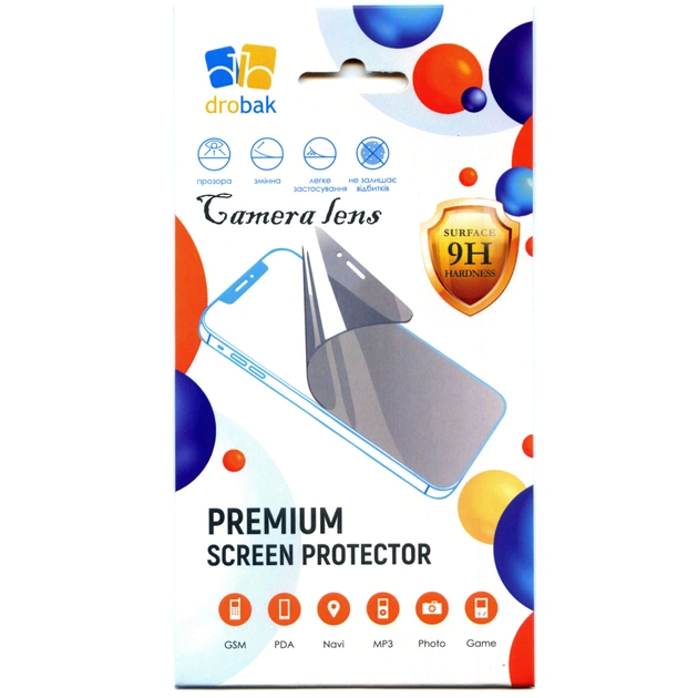 Стекло защитное Drobak for camera 3D Apple iPhone 16 Plus (676764) - изображение 1