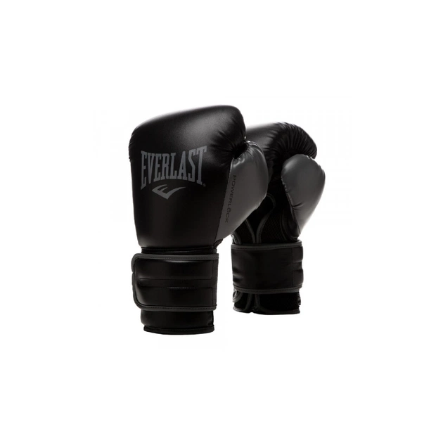 Боксерские перчатки Everlast PowerLock Boxing Training Gloves P00002285 чорний 14 унцій (009283608347) - изображение 1