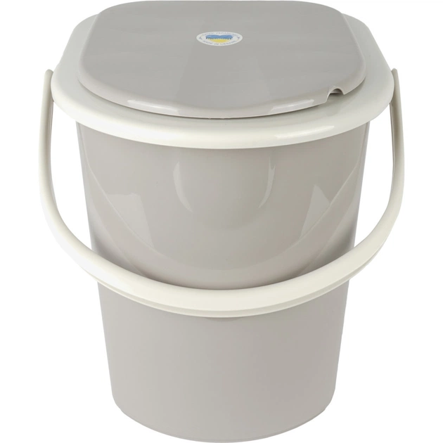 Відро-туалет Алеана Какао/біла троянда 22 л (алн 171096/какао/біла роза) - picture 4