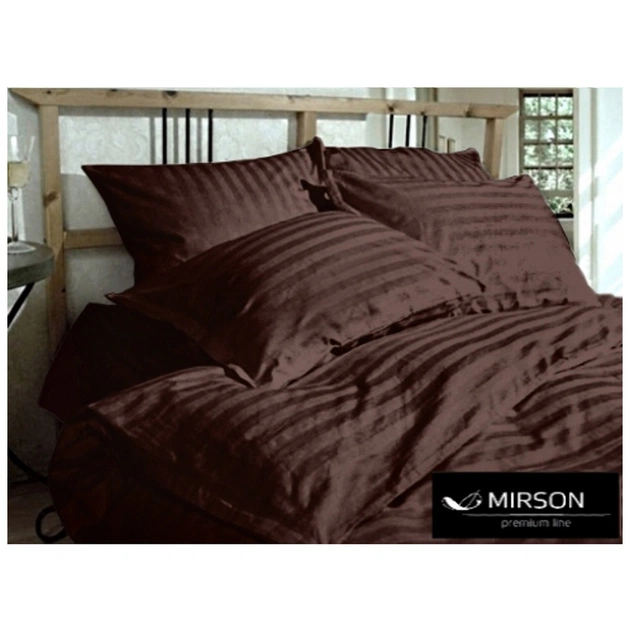 Постільна білизна MirSon Сатин Premium-страйп Lorenzo 160х220 (2200001478954) - зображення 1