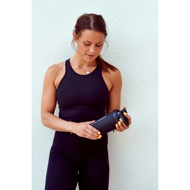 Шейкер спортивний SmartShake Reforce Stainless Steel 30oz/900ml Black (11150103) - picture 9