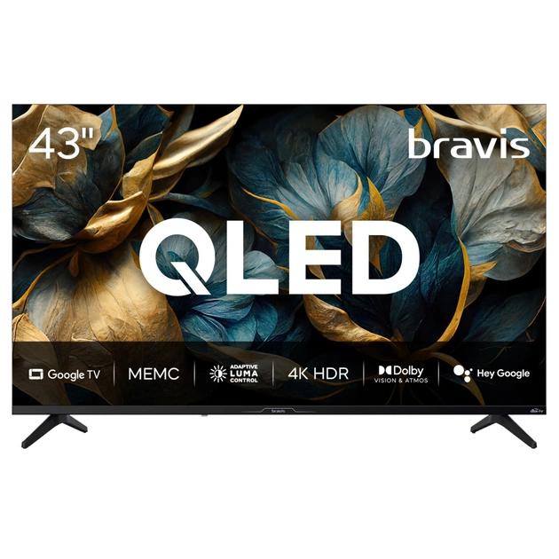 Телевізор Bravis 43L7000Q - зображення 1