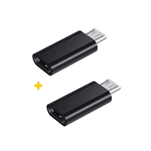 Перехідник USB Type-C to MicroUSB AC-020 2 pcs XoKo (XK-AC020-BK2) зображення 1