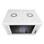 Шафа настінна Eserver 6U, 600х500х370 (Ш*Г*В), скло, сірий (ES-Е650G) - зменшене зображення 3
