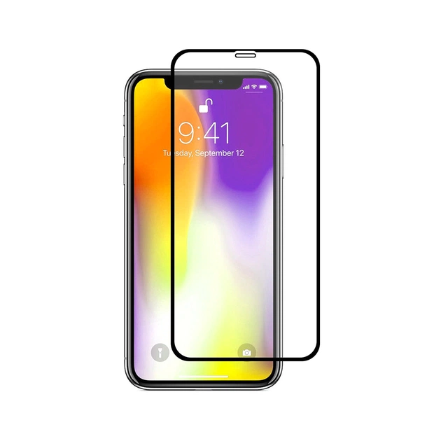 Скло захисне PowerPlant Full screen Apple iPhone X/XS, Black (GL605682) - зображення 1