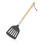 Лопатка кухонна Ardesto Midori, 34.8см, нейлон, дерево, нержавіюча сталь, чорна (AR1302BP) - зменшене зображення 1