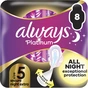 Гігієнічні прокладки Always Platinum Secure Night Extra Розмір 5 8 шт. (8700216186742) - уменьшенное изображение 1