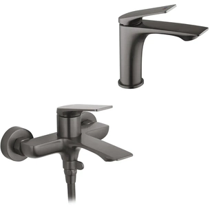 Душовий гарнітур Kroner Graz-GRP060 + змішувач Graz-GRP010 (CVS30153) зображення 1