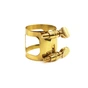 Лигатура для саксофонов J.Michael Ligature for Alto Sax (Gold) (MAL-303L) - уменьшенное изображение 1