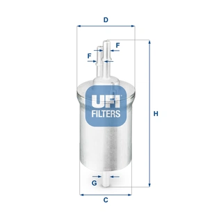 Фільтр паливний UFI 31.840.00 зображення 1