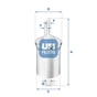 Фільтр паливний UFI 31.840.00 - зменшене зображення 1