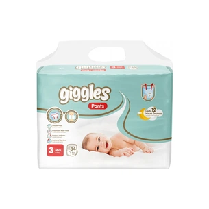 Підгузки Giggles midi 5-9 кг 34 шт (8680131205134) зображення 1