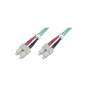 Оптичний патчкорд Digitus SC/UPC-SC/UPC, 50/125, MM, OM3, duplex, 2м (DK-2522-02/3) - уменьшенное изображение 1