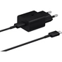 Зарядний пристрій Samsung USB-С 15W Black + Cable USB-C 1m (EP-T1510XBEGEU) - зменшене зображення 1
