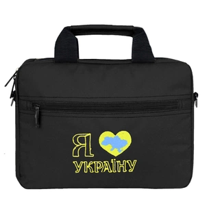 Сумка для ноутбука Porto 12'' PN12 LoveUkraine Black (PN12BK_LoveUkr) зображення 1