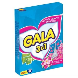Пральний порошок Gala 3в1 Французький аромат 400 г (4084500319103) зображення 1