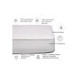Наматрацник MirSon № 966 Natural Line Стандарт Cotton 120x200 см (2200000837141) - зменшене зображення 3