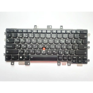 Клавіатура ноутбука Lenovo ThinkPad X1 Helix2 черн с черн с подсв ТП UA (A46202) зображення 1