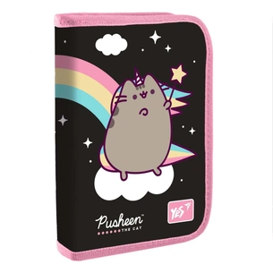 Пенал Yes HP-03 одинарний з клапаном Pusheen (533410) зображення 1