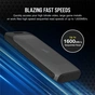 Накопичувач SSD USB 3.2 2TB Corsair (CSSD-EX100U2TB) - уменьшенное изображение 4