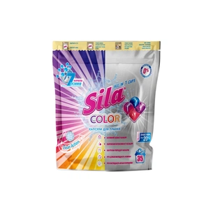 Капсули для прання Sila Color 35 шт. (4823107605376) зображення 1