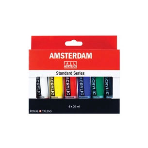 Акрилові фарби Royal Talens Amsterdam Standard 6 кольорів 20 мл (8712079329310) зображення 1