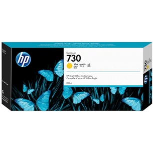 Картридж HP DJ No.730 300ml Yellow (P2V70A) зображення 1