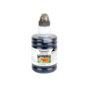 Чорнило Makkon для Epson EcoTank L-7160/L-7180 140 мл black pigment (IMN-EPS-E105-140BP) зображення 1