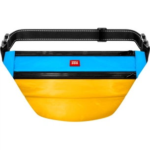 Поясна сумка-бананка для собак WAUDOG Family Colors of freedom зі знімним ременем 33х17х10 см (400-4020) зображення 1